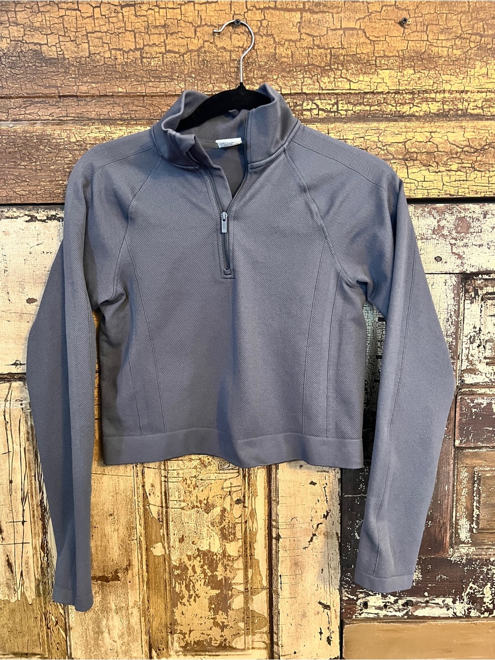 JoyLab Gray 2-Piece Activewear Set | Quarter Zip & Leggings | Size L - Picture 4 of 5